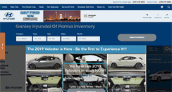 Desktop Screenshot of ganleyhyundaiofparma.com